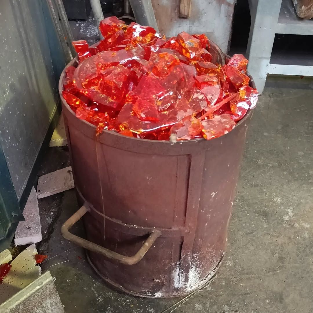 Resultaten van de glasblaas workshop